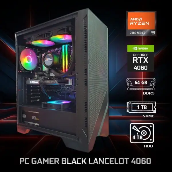 PC Gamer Black Lancelot 4060