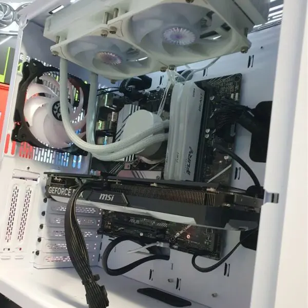 PC Gamer Cruiser White 4060 Ti - Bulltech Store
