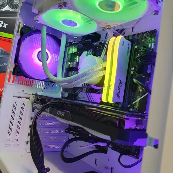 PC Gamer Cruiser White 4060 Ti - Bulltech Store