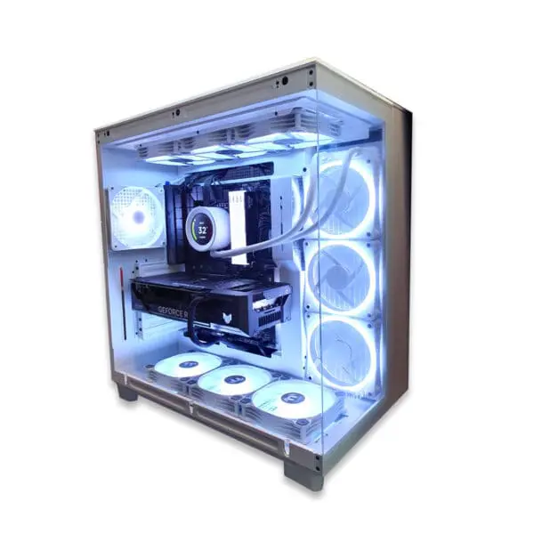 PC Gamer Elite 4070 White - Bulltech Store