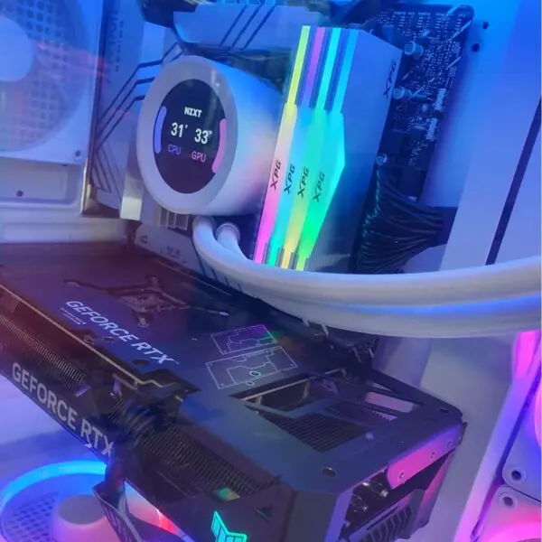 PC Gamer Elite 4070 White - Bulltech Store