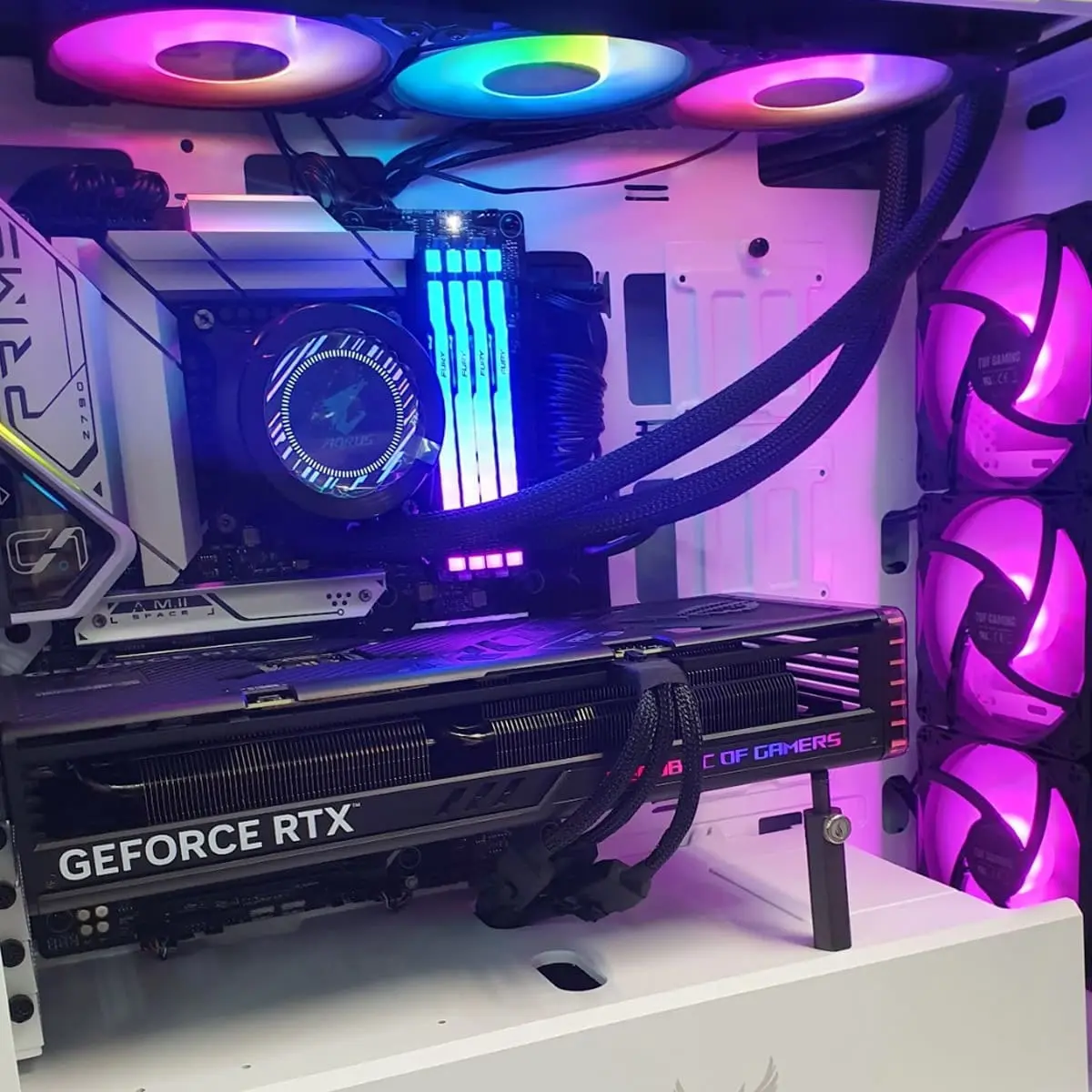 PC Gamer GT501 White TUF 13900KF - Bulltech Store