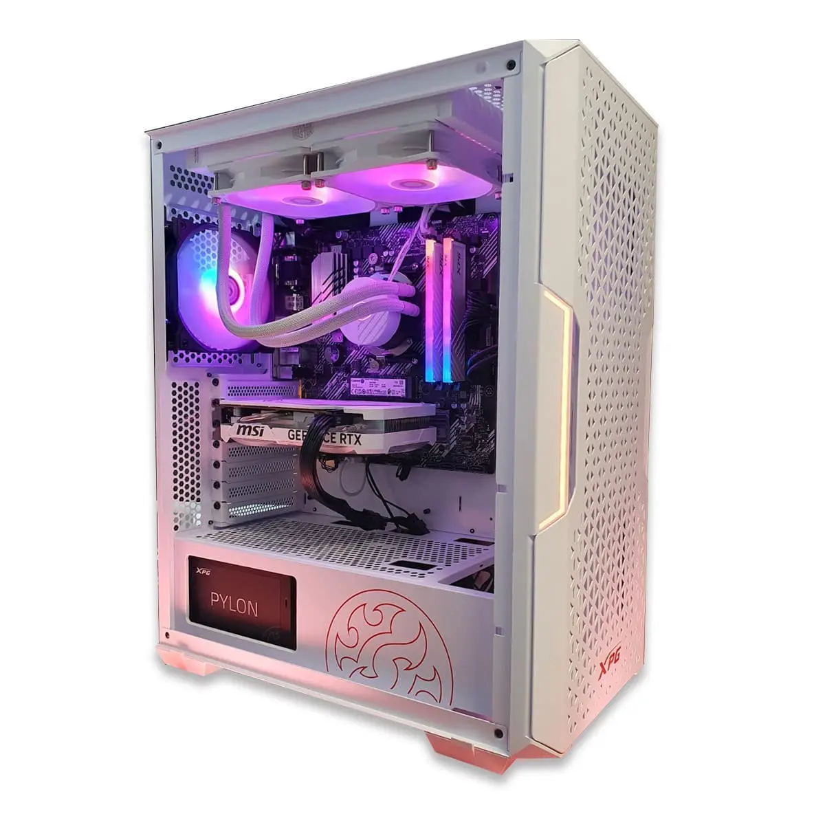 PC Gamer Prime White Starker - Bulltech Store