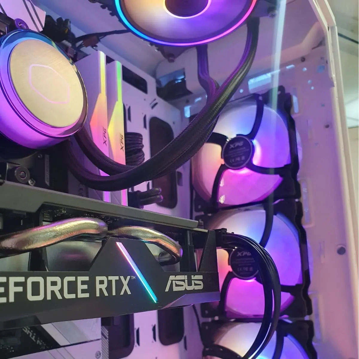 PC Gamer ROG Strix White RTX 3060 5950X - Bulltech Store