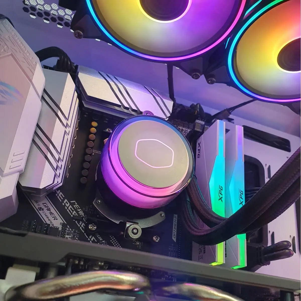 PC Gamer ROG Strix White RTX 3060 5950X - Bulltech Store