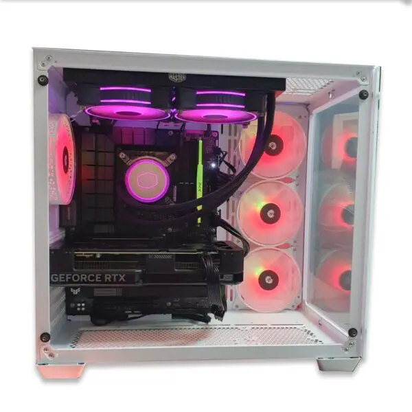 PC Gamer Tank Pro 4070 White - Bulltech Store