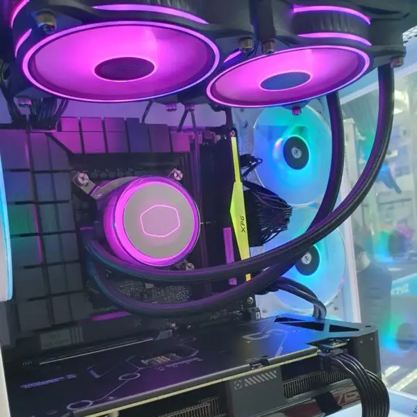 PC Gamer Tank Pro 4070 White - Bulltech Store