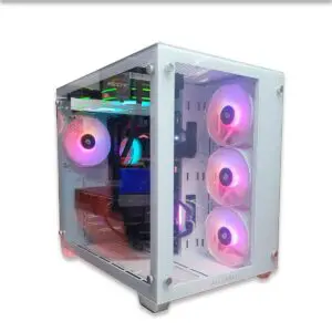 PC Gamer Tank Pro 4070 White - Bulltech Store