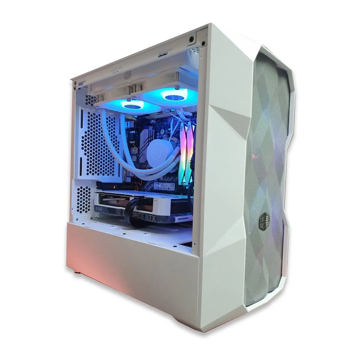 PC Gamer White Oblivion 4060 - Bulltech Store