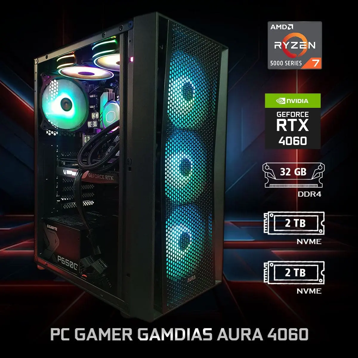 PC Gamer Gamdias Aura 4060