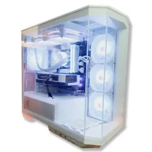 PC Gamer White Pano Elite 4060 Ti - Bulltech Store