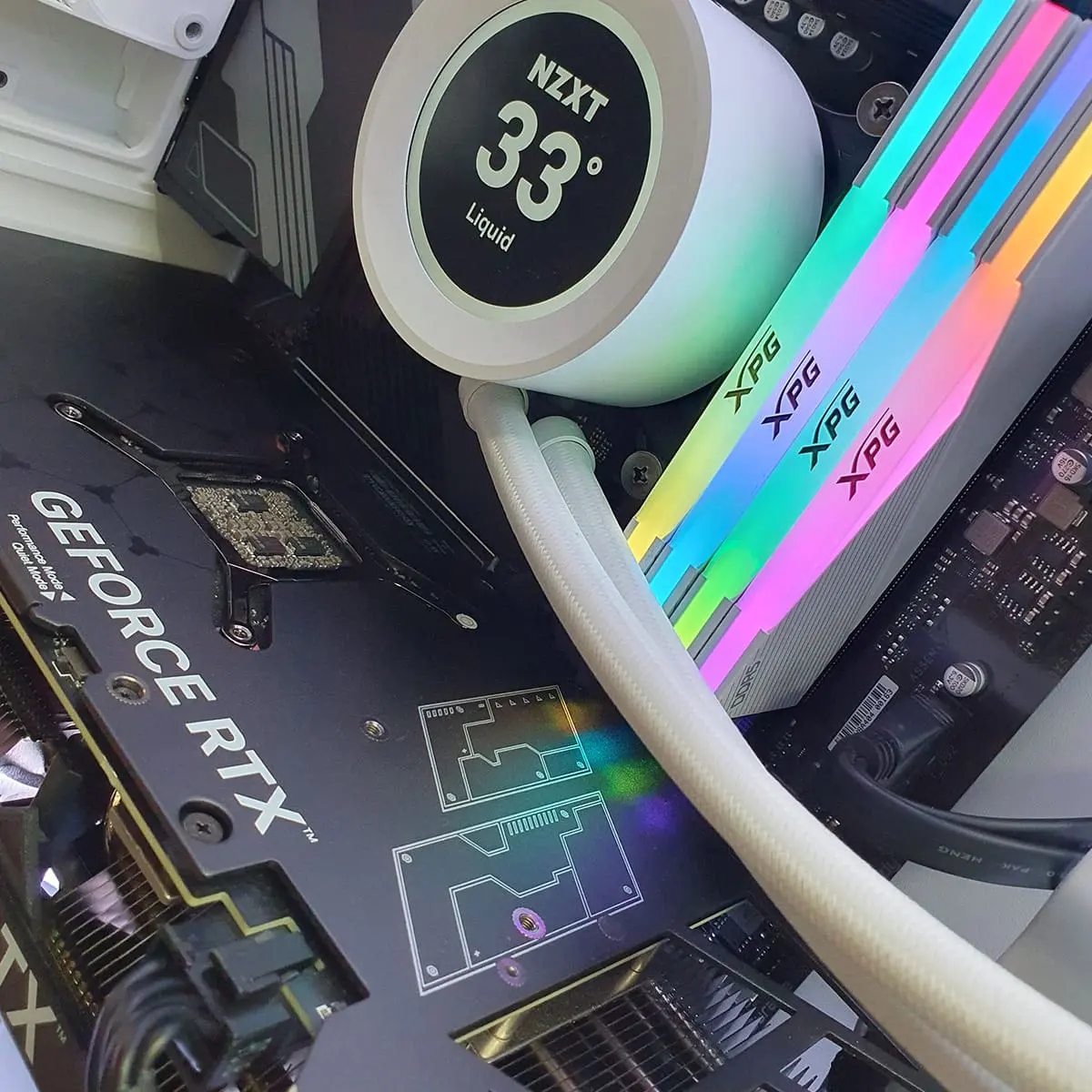 PC Gamer Dai Vernon White 4080 -ASSEMBLED PRO COMPUTER - Bulltech Store