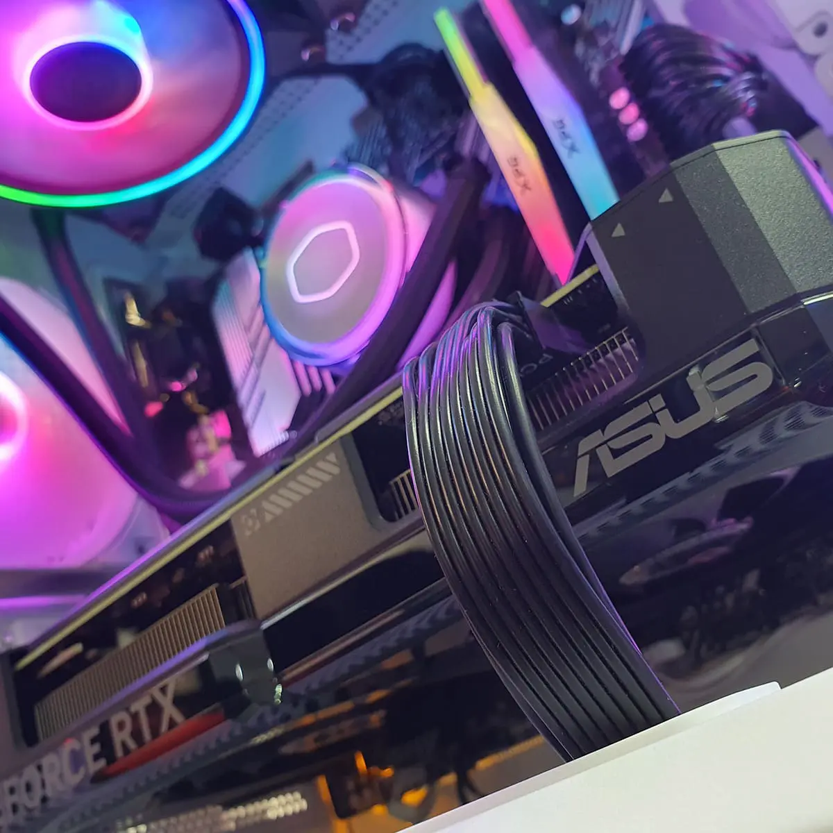 PC Gamer White Morbius 4070 - ASSEMBLED PRO COMPUTER - Bulltech Store