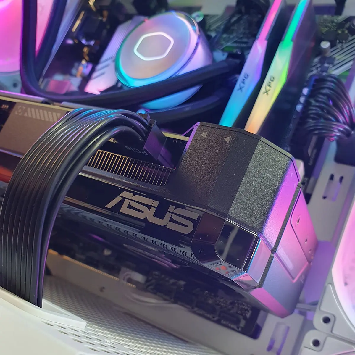 PC Gamer White Morbius 4070 - ASSEMBLED PRO COMPUTER - Bulltech Store