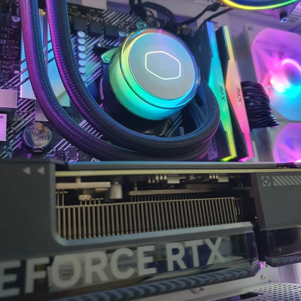 PC Gamer White Morbius 4070 - ASSEMBLED PRO COMPUTER - Bulltech Store