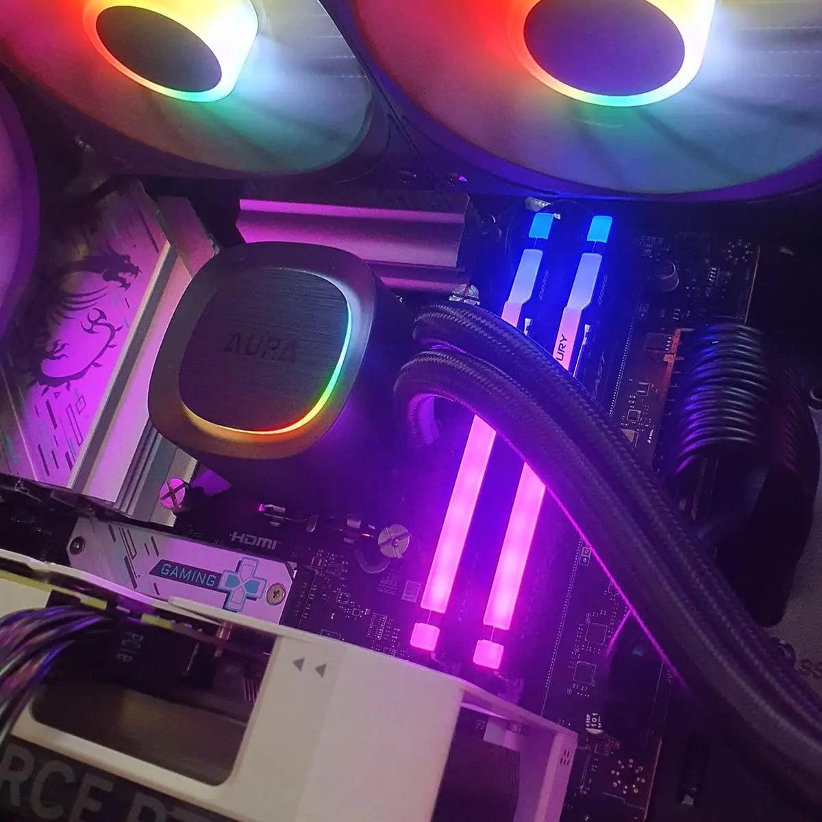 PC Gamer 4060 TI Aura Beast Gaming - ASSEMBLED PRO COMPUTER - Bulltech Store