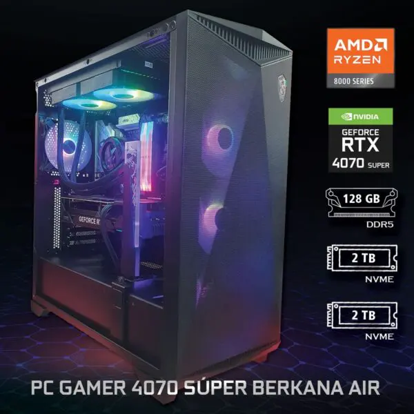 PC Gamer 4070 Súper Berkana Air