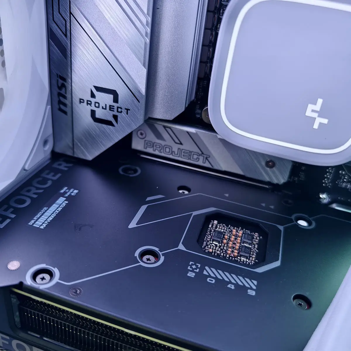 PC Gamer 4070 White Project Zero - ASSEMBLED PRO COMPUTER - Bulltech Store