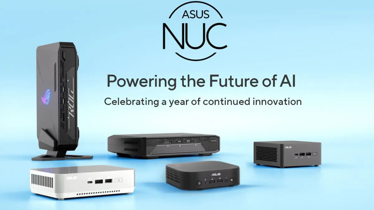 ASUS celebra el primer aniversario de la adquisición del portafolio NUC con grandes hitos e innovaciones en mini PC con IA