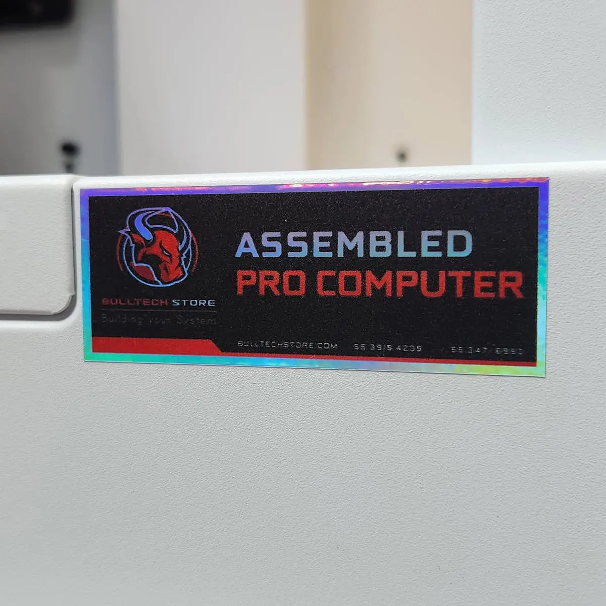 PC Gamer Zugby White 4070 Plus - ASSEMBLED PRO COMPUTER - Bulltech Store