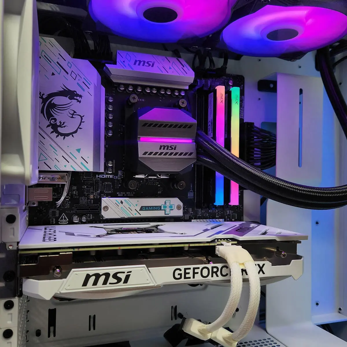 PC Gamer Zugby White 4070 Plus - ASSEMBLED PRO COMPUTER - Bulltech Store