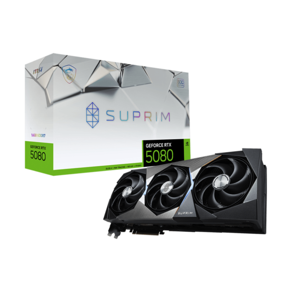 Tarjeta de Video NVIDIA GeForce RTX™ 5080 16G SUPRIM SOC MSI - ASSEMBLED PRO COMPUTER - Bulltech Store - Tienda en CDMX