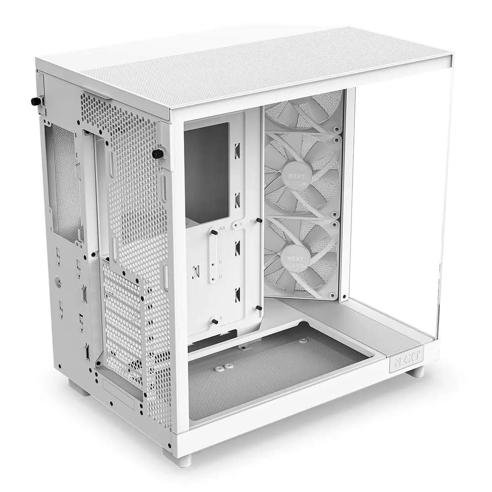 Gabinete NZXT H6 FLOW WHITE RGB