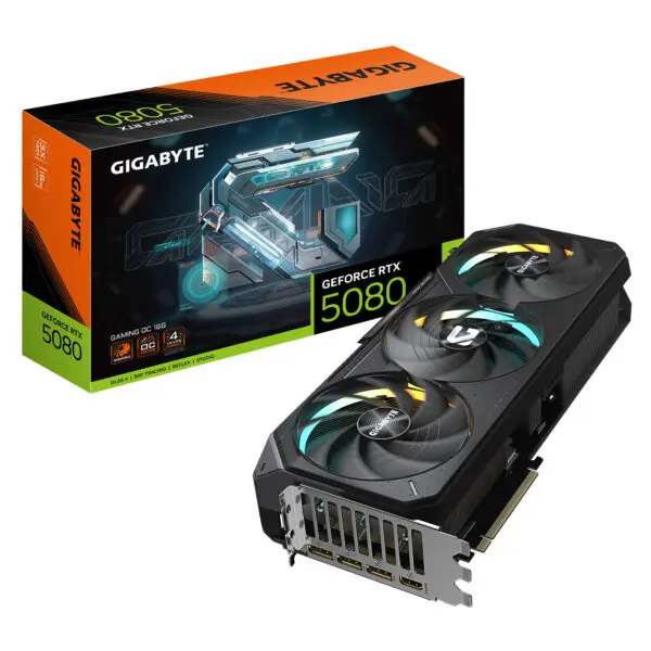 Tarjeta de Video GIGABYTE GeForce RTX™ 5080 WINDFORCE SFF 16G - ASSEMBLED PRO COMPUTER - Bulltech Store - Tienda en CDMX