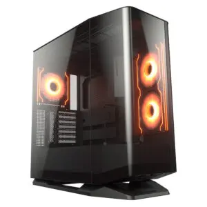 Gabinete Gamer Cougar FV270 RGB Negro