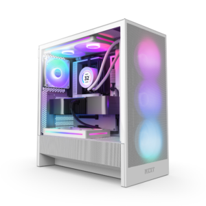 Gabinete NZXT H5 Flow RGB Blanco