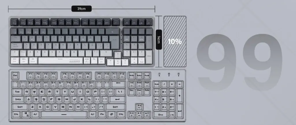 Teclado Gamer Mecánico Inalámbrico Terport TR9N