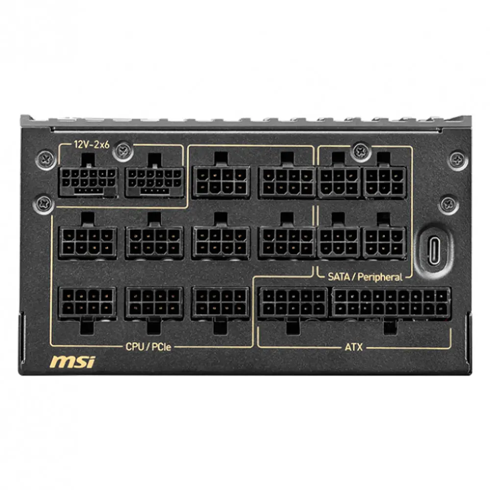 Fuente de Poder MSI MEG AI1600T PCIE5