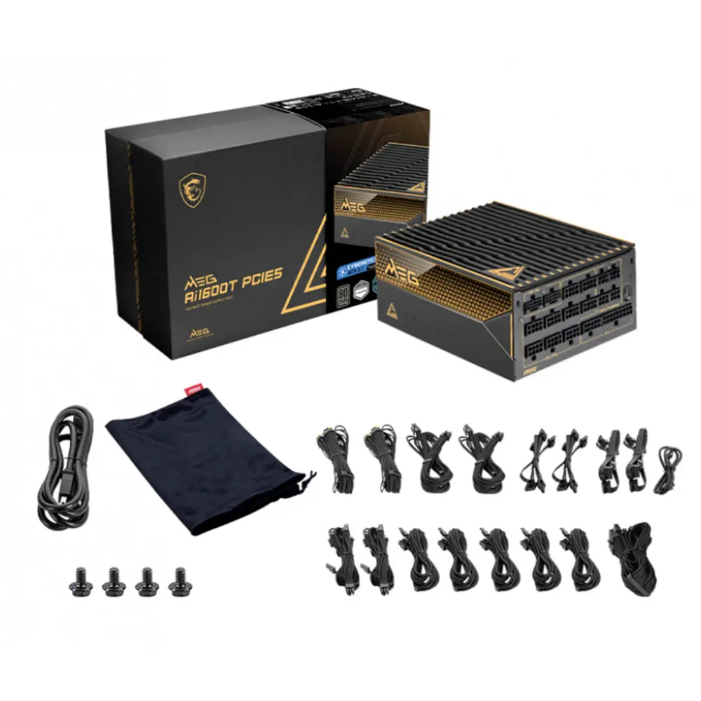 Fuente de Poder MSI MEG AI1600T PCIE5