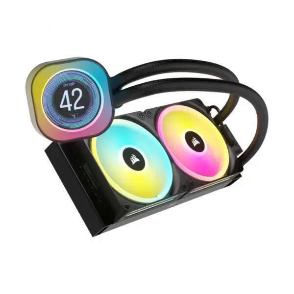 Enfriamiento Líquido Corsair Icue Link H100I LCD - Bulltech Store - Tienda en CDMX