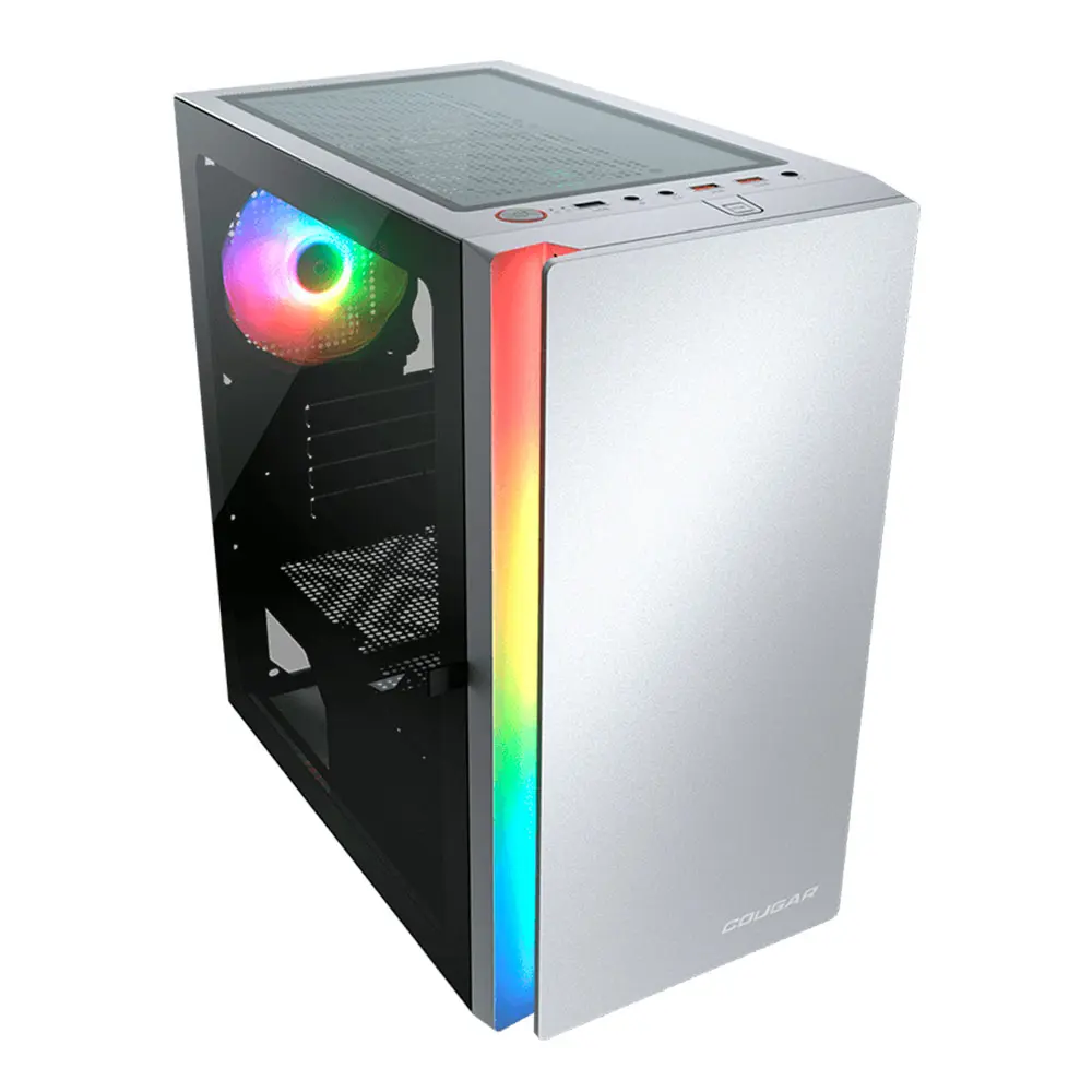 Gabinete Gamer Cougar Purity RGB White - Bulltech Store - Tienda en CDMX