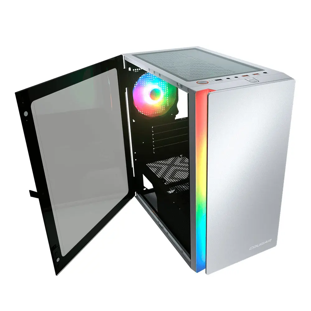 Gabinete Gamer Cougar Purity RGB White - Bulltech Store - Tienda en CDMX