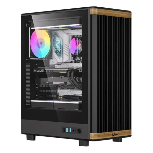 Gabinete Gamer Formula Timberline T1 Black - Bulltech Store - Tienda en CDMX