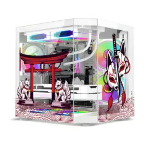 Gabinete Gamer Ocelot White Kitsune - Bulltech Store - Tienda en CDMX