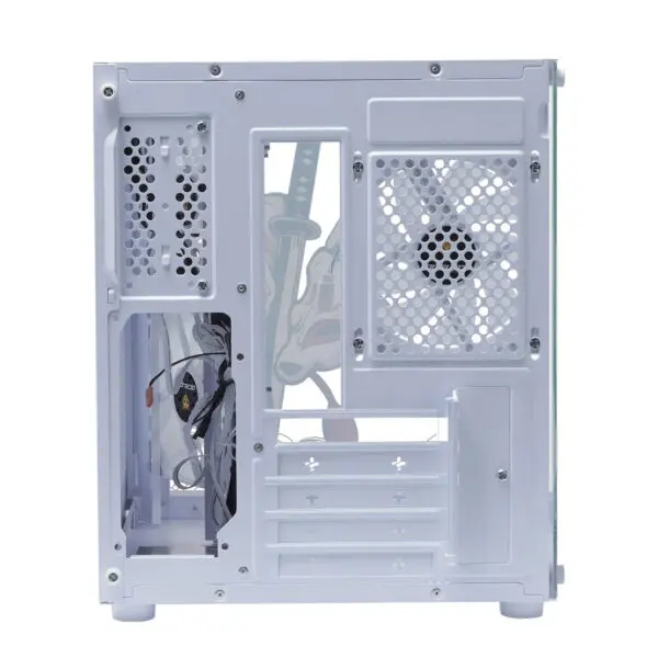Gabinete Gamer Ocelot White Kitsune - Bulltech Store - Tienda en CDMX