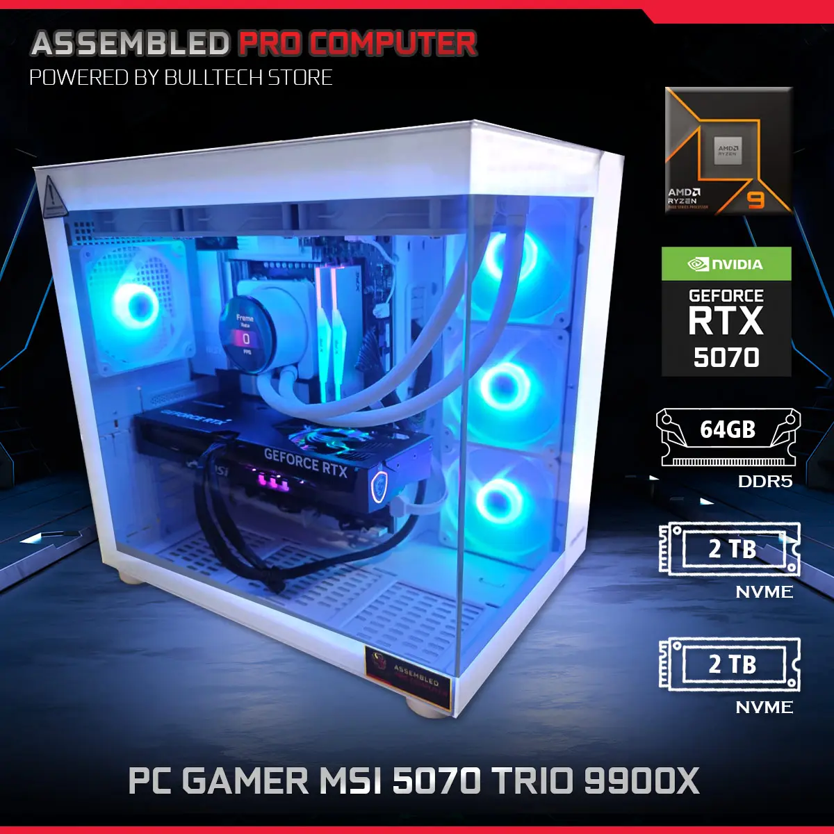 PC Gamer MSI 5070 TRIO 9900X - Bulltech Store - Tienda en CDMX