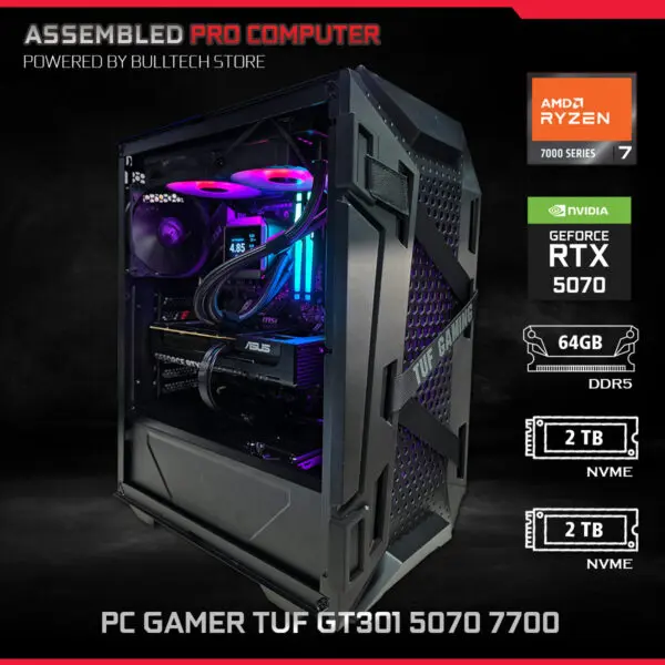 PC Gamer TUF GT301 5070 7700 - Bulltech Store - Tienda en CDMX