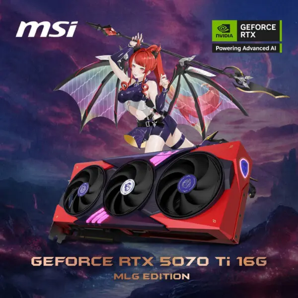 Tarjeta de Video MSI GeForce RTX 5070 Ti 16G MLG EDITION - Bulltech Store - Tienda en CDMX