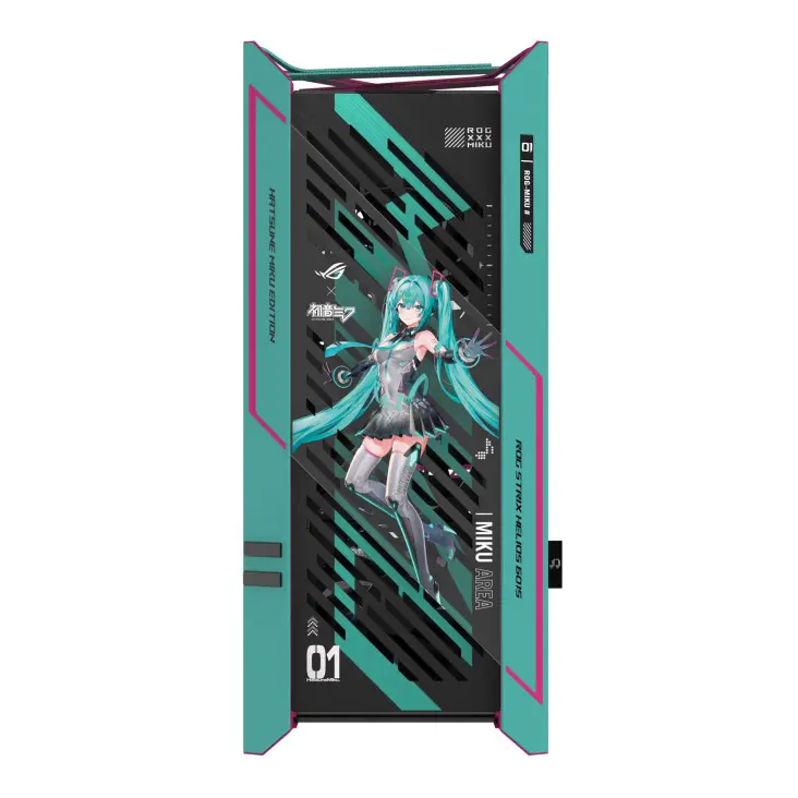 Gabinete Gamer ASUS ROG Strix Helios II Hatsune Miku Edition - Bulltech Store - Tienda en CDMX