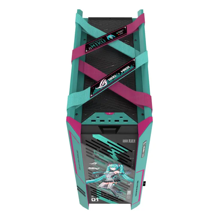 Gabinete Gamer ASUS ROG Strix Helios II Hatsune Miku Edition - Bulltech Store - Tienda en CDMX