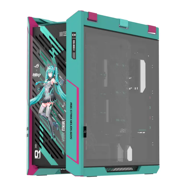 Gabinete Gamer ASUS ROG Strix Helios II Hatsune Miku Edition - Bulltech Store - Tienda en CDMX