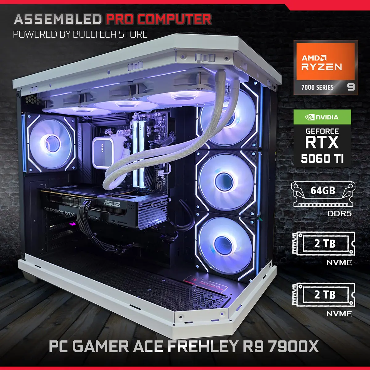 PC Gamer Ace Frehley R9 7900X Ti - Bulltech Store - Tienda en CDMX