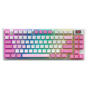 Teclado Gamer MSI Forge GK600 TKL Wireless Violet - Bulltech Store - Tienda en CDMX