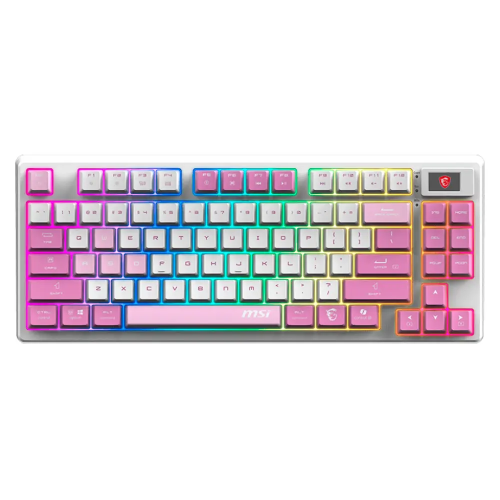 Teclado Gamer MSI Forge GK600 TKL Wireless Violet - Bulltech Store - Tienda en CDMX