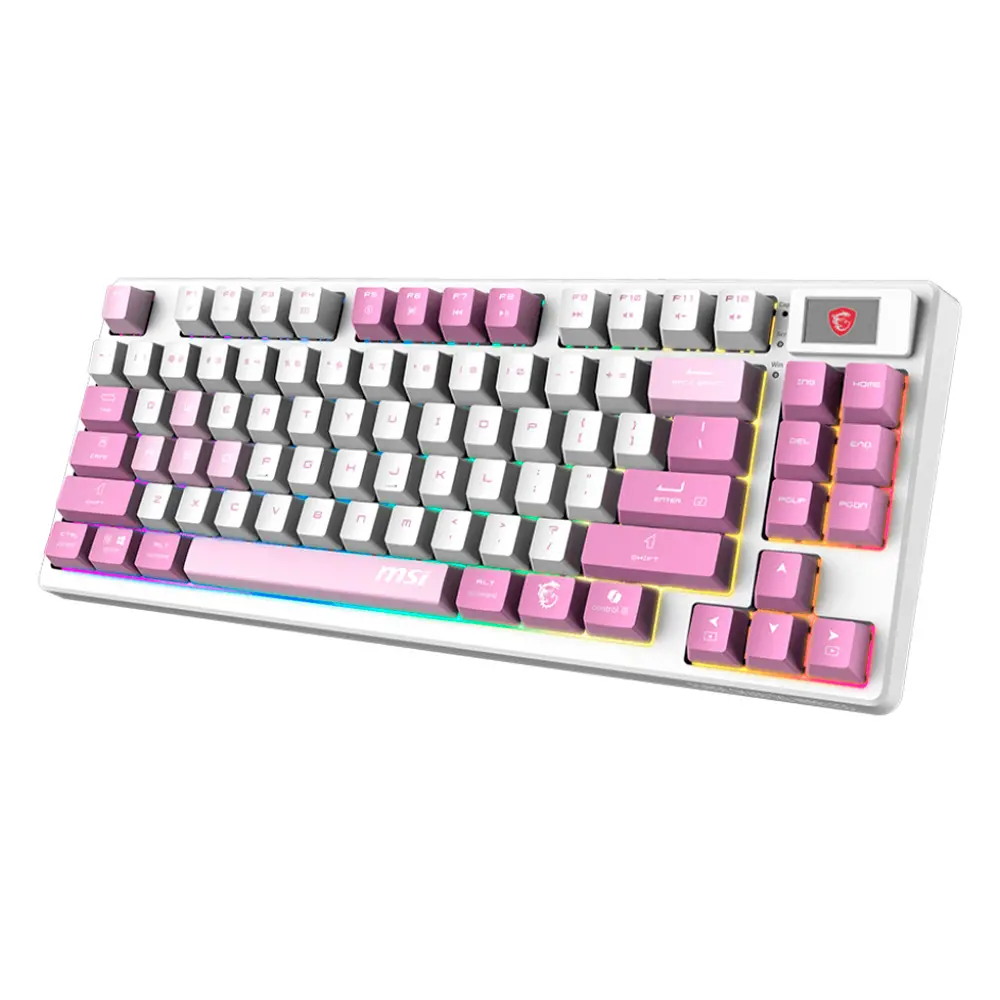 Teclado Gamer MSI Forge GK600 TKL Wireless Violet - Bulltech Store - Tienda en CDMX