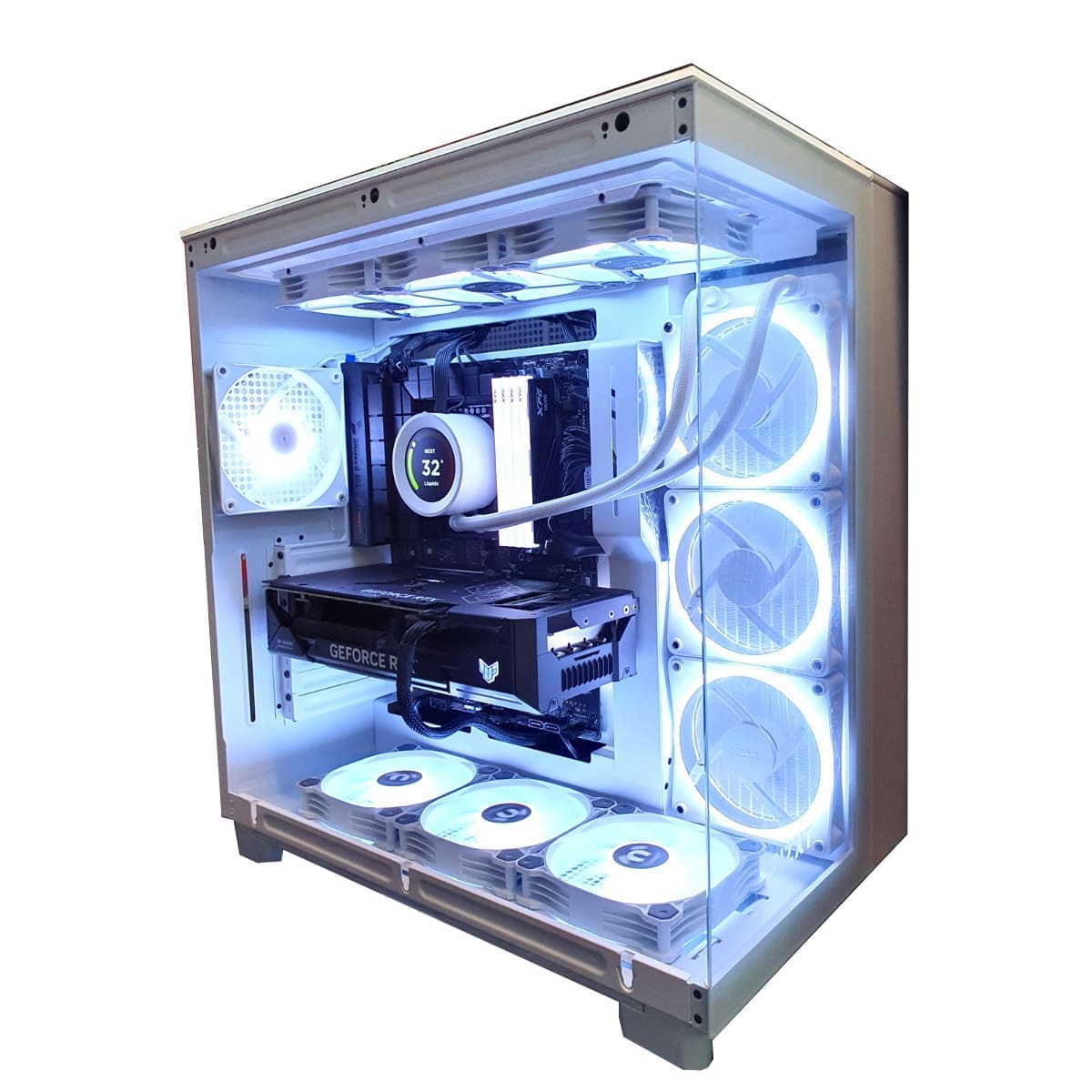 PC Gamer Arion NZXT Elite White Pro - Bulltech Store
